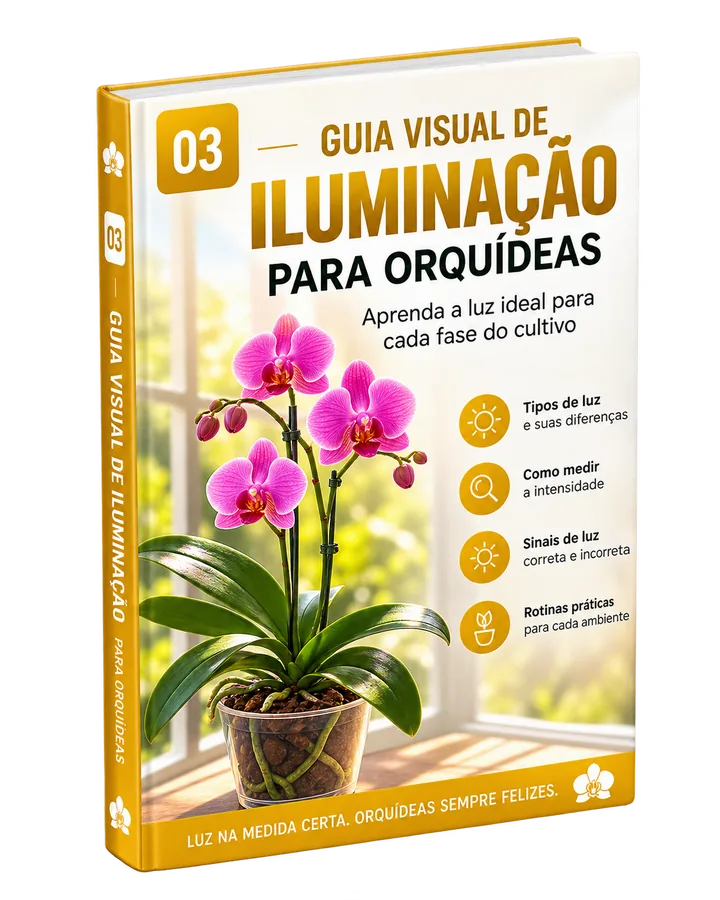 Guia Visual de Iluminação para Orquídeas